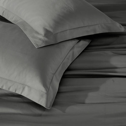 Egyptian Cotton 650 Thread Count Solid Duvet Cover Set - Blue Nile Mills