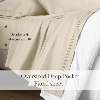 Egyptian Cotton Eco-Friendly 650 Thread Count Sheet Set - Blue Nile Mills