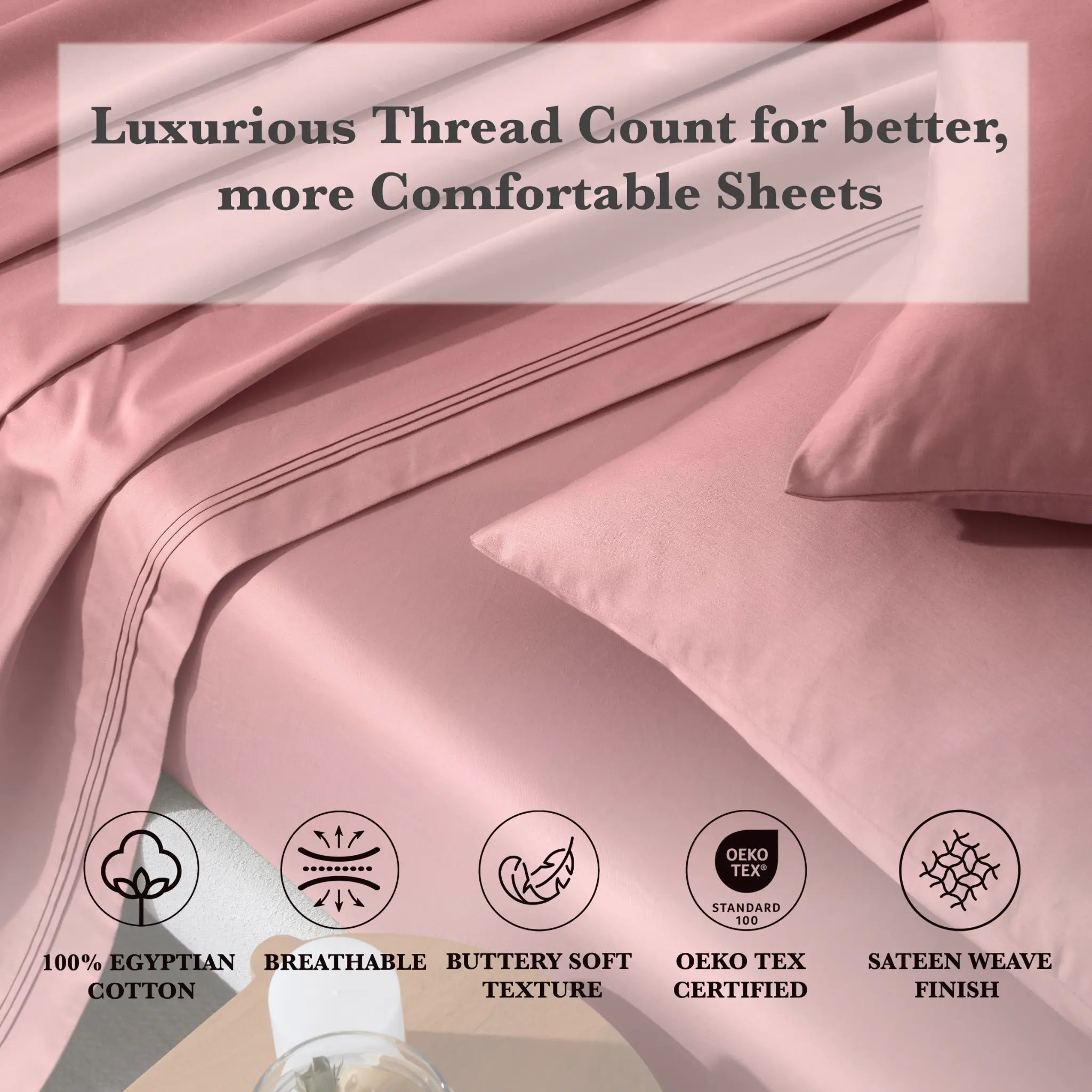 Egyptian Cotton Eco-Friendly 650 Thread Count Sheet Set - Blue Nile Mills