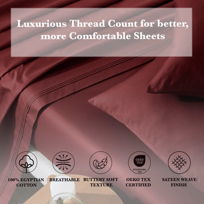Egyptian Cotton Eco-Friendly 650 Thread Count Sheet Set - Blue Nile Mills
