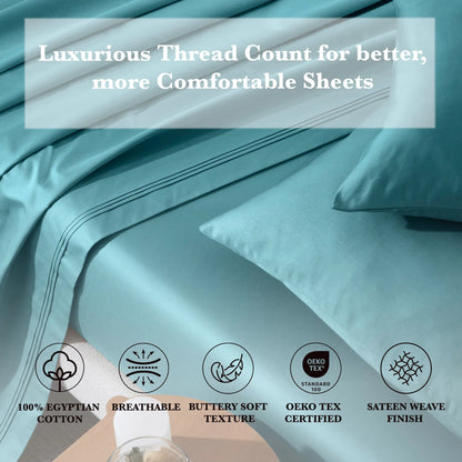 Egyptian Cotton Eco-Friendly 650 Thread Count Sheet Set - Blue Nile Mills