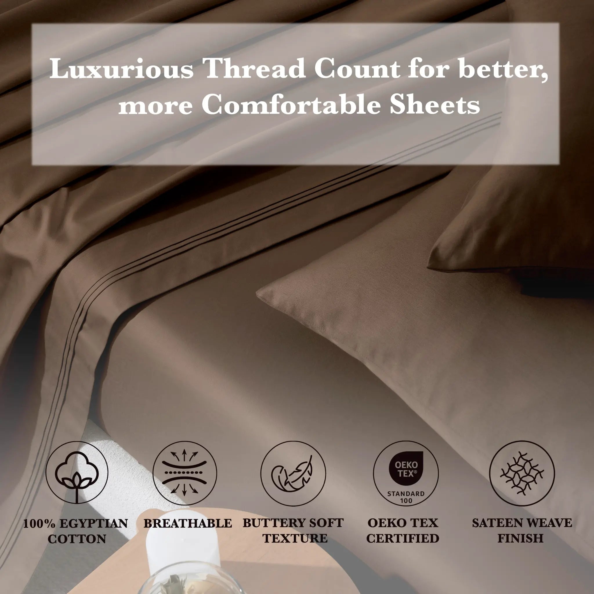 Egyptian Cotton Eco-Friendly 650 Thread Count Sheet Set - Blue Nile Mills