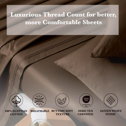 Egyptian Cotton Eco-Friendly 650 Thread Count Sheet Set - Blue Nile Mills