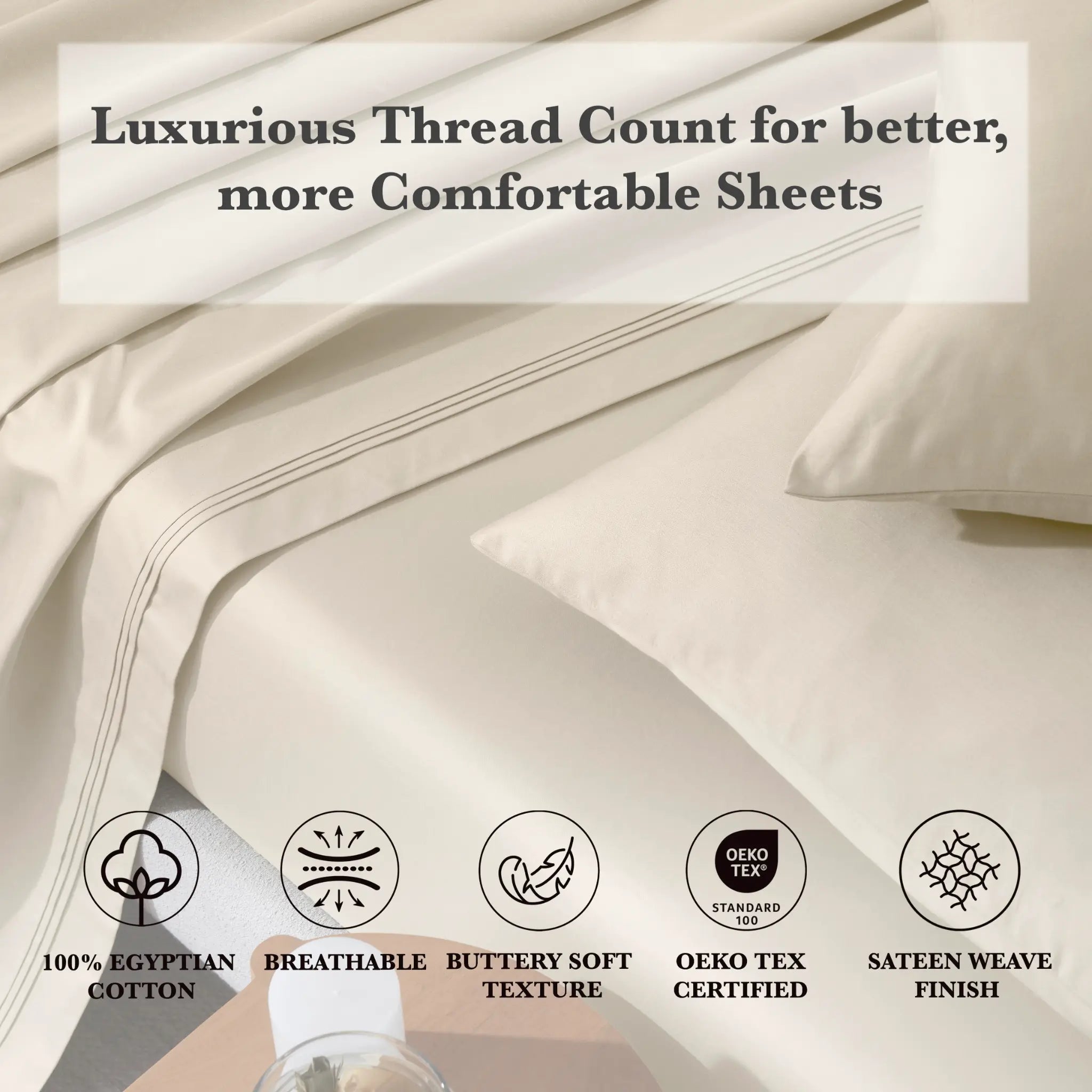 Egyptian Cotton Eco-Friendly 650 Thread Count Sheet Set - Blue Nile Mills