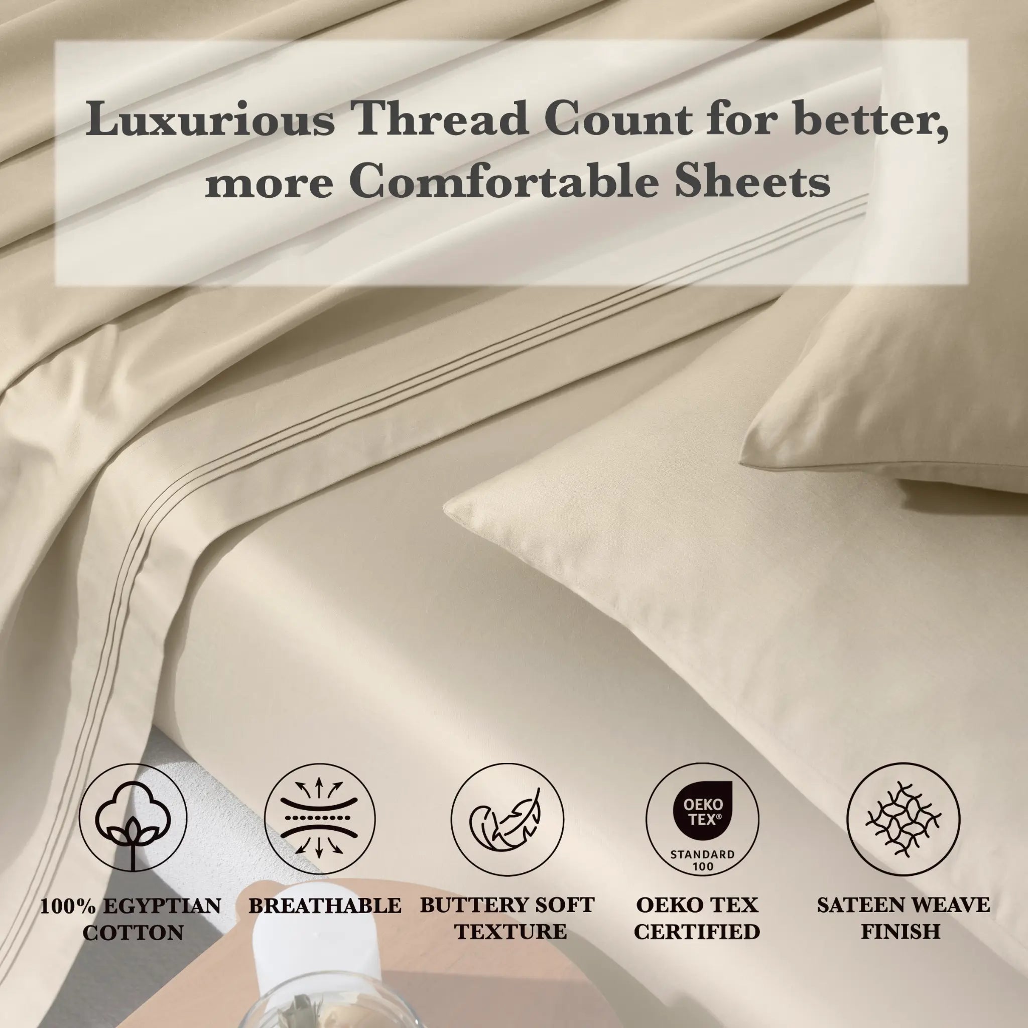 Egyptian Cotton Eco-Friendly 650 Thread Count Sheet Set - Blue Nile Mills