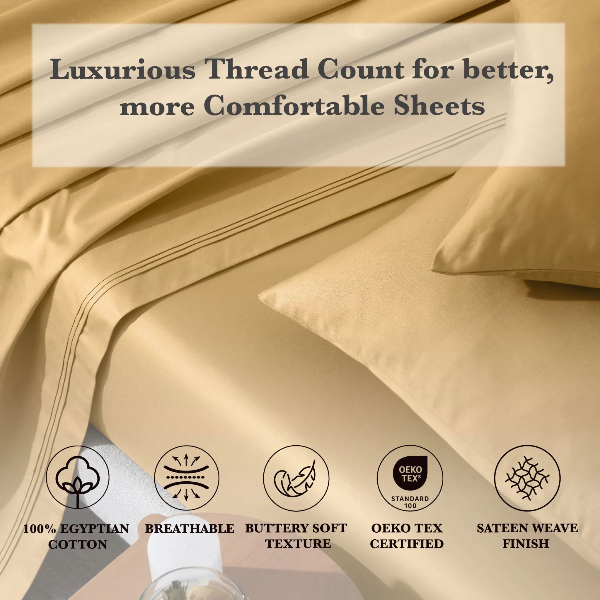 Egyptian Cotton Eco-Friendly 650 Thread Count Sheet Set - Blue Nile Mills