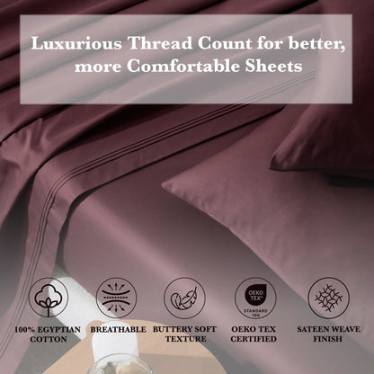Egyptian Cotton Eco-Friendly 650 Thread Count Sheet Set - Blue Nile Mills