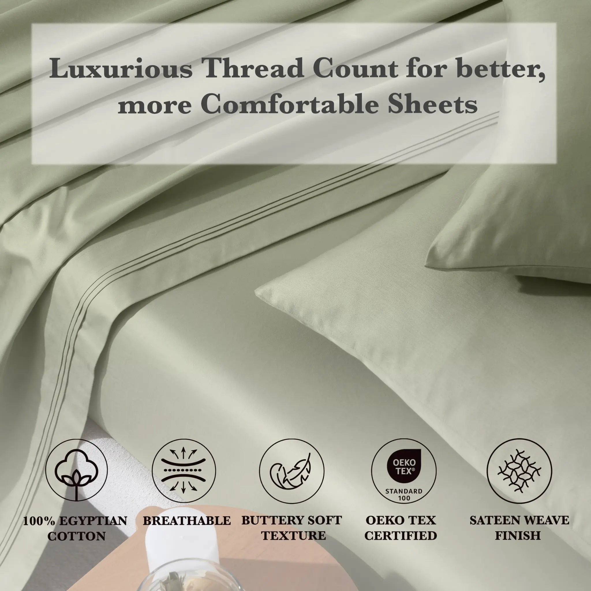 Egyptian Cotton Eco-Friendly 650 Thread Count Sheet Set - Blue Nile Mills