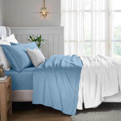 Egyptian Cotton Eco-Friendly 650 Thread Count Sheet Set - Blue Nile Mills