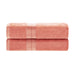 Rayon from Bamboo Plush Heavyweight 2 Piece Bath Towel Set - Salmon