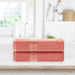 Rayon from Bamboo Plush Heavyweight 2 Piece Bath Towel Set - Salmon