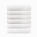 Cotton Rich White Percale Hotel Quality Fitted Bed Sheets, Set of 3, 6, 12 - White