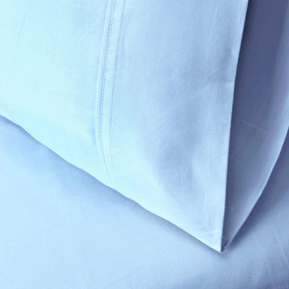 700 Thread Count Egyptian Cotton Solid Pillowcase Set - Blue Nile Mills