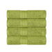 Atlas Cotton Absorbent Heavyweight Solid 4 Piece Bath Towel Set - GreenEssence