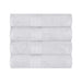 Long Staple Combed Cotton Quick Drying Solid 4 Piece Bath Towel Set - White