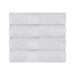 Atlas Cotton Absorbent Heavyweight Solid 4 Piece Bath Towel Set - White