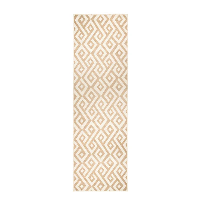 Saxton Modern Diamond Geometric Indoor Area Rug - Ivory