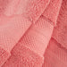 Turkish Cotton Absorbent Ultra-Plush Solid 2 Piece Bath Sheet Set - Coral