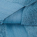 Turkish Cotton Absorbent Ultra-Plush Solid 6 Piece Hand Towel Set - Denim Blue