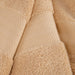 Turkish Cotton Absorbent Ultra-Plush Solid 6 Piece Hand Towel Set - Hazelnut