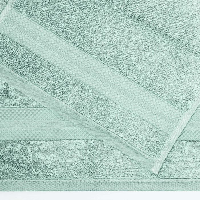 Turkish Cotton Absorbent Ultra-Plush Solid 2 Piece Bath Sheet Set