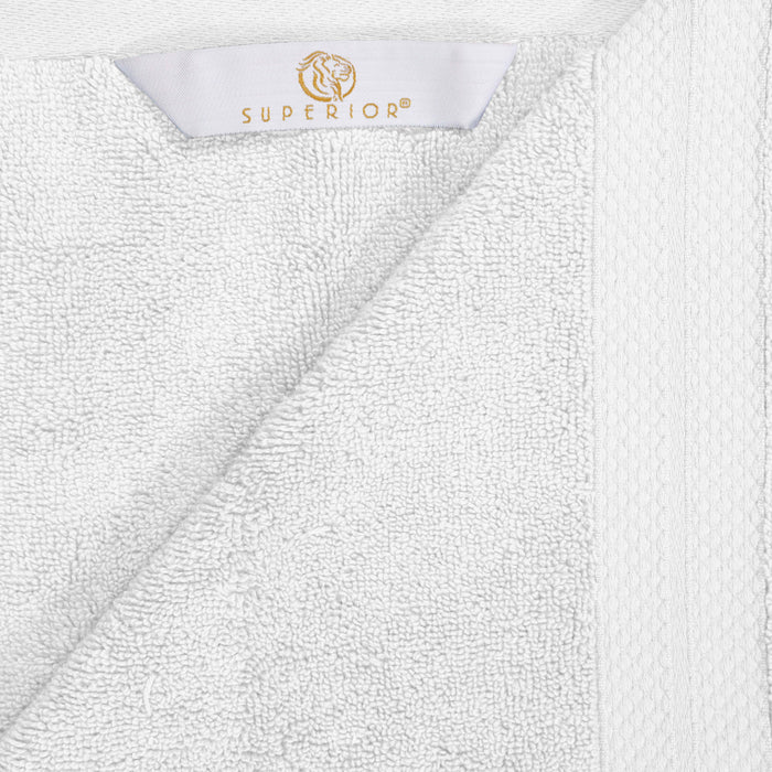 Turkish Cotton Absorbent Ultra-Plush Solid 2 Piece Bath Sheet Set - White