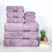 Turkish Cotton Highly Absorbent Solid 9 Piece Ultra-Plush Towel Set - Winteria