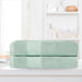 Turkish Cotton Absorbent Ultra-Plush Solid 2 Piece Bath Sheet Set - Dusty Aqua