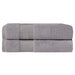 Turkish Cotton Absorbent Ultra-Plush Solid 2 Piece Bath Sheet Set - Gray