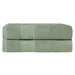 Turkish Cotton Absorbent Ultra-Plush Solid 2 Piece Bath Sheet Set - Olive Green 