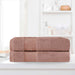 Turkish Cotton Absorbent Ultra-Plush Solid 2 Piece Bath Sheet Set - Taupe