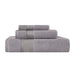 Turkish Cotton Highly Absorbent Solid 3 Piece Ultra-Plush Towel Set - Gray