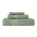 Turkish Cotton Highly Absorbent Solid 3 Piece Ultra-Plush Towel Set - Olive Green