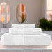 Turkish Cotton Highly Absorbent Solid 3 Piece Ultra-Plush Towel Set - White