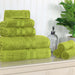Ultra Soft Cotton Absorbent Solid Assorted 8 Piece Towel Set - Celery