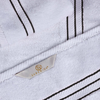 Turkish Cotton Ultra Plush Solid Absorbent 4 Piece Bath Towel Set - Blue Nile Mills