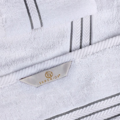 Turkish Cotton Ultra Plush Solid Absorbent 4 Piece Bath Towel Set - Blue Nile Mills