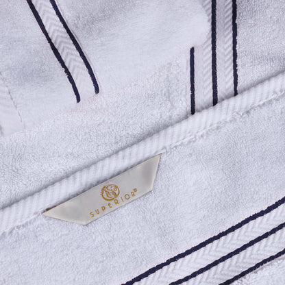 Turkish Cotton Ultra Plush Solid Absorbent 4 Piece Bath Towel Set - Blue Nile Mills