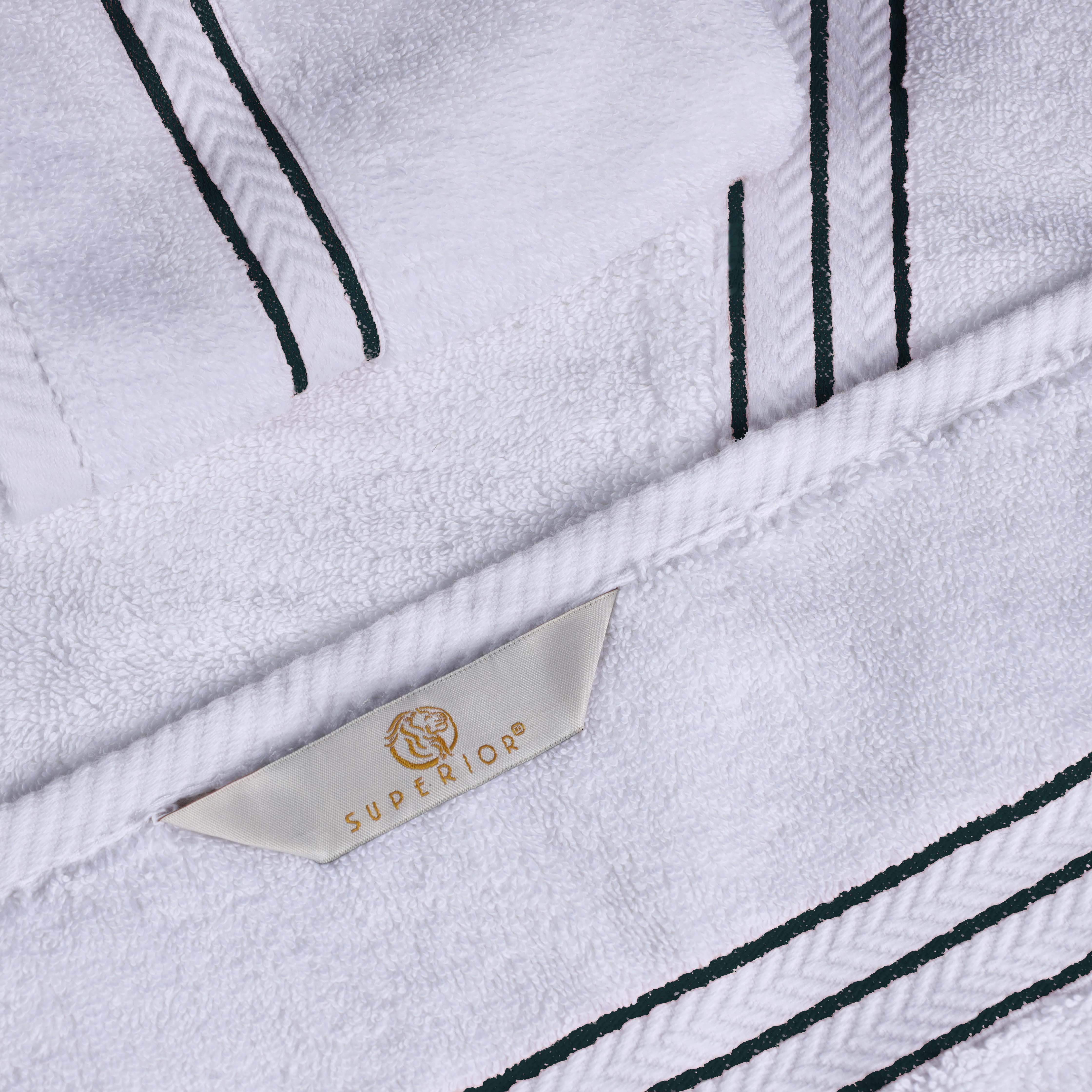 Turkish Cotton Ultra Plush Solid Absorbent 4 Piece Bath Towel Set - Blue Nile Mills