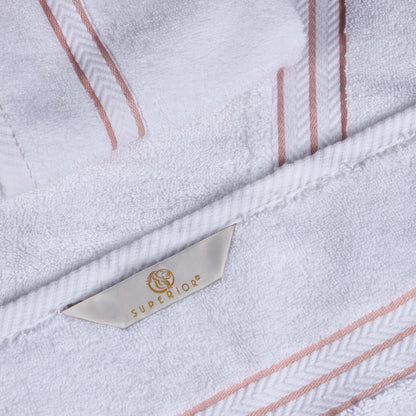 Turkish Cotton Ultra Plush Solid Absorbent 4 Piece Bath Towel Set - Blue Nile Mills