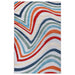 Wave Coastal Striped Indoor Outdoor Area Rug - Multicolor