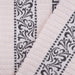 Athens Cotton Greek Scroll and Floral 4 Piece Assorted Bath Towel Set - Ivory/Grey