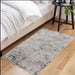 Acer Distressed Contemporary Abstract Modern Indoor Area Rug or Runner - Charcoal