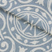 Vintage Medallion Cotton Blend Woven Jacquard Bedspread Set - Cerulean Blue