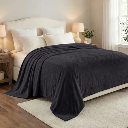 Alaska Diamond Plush Fleece Ultra-Soft Blanket