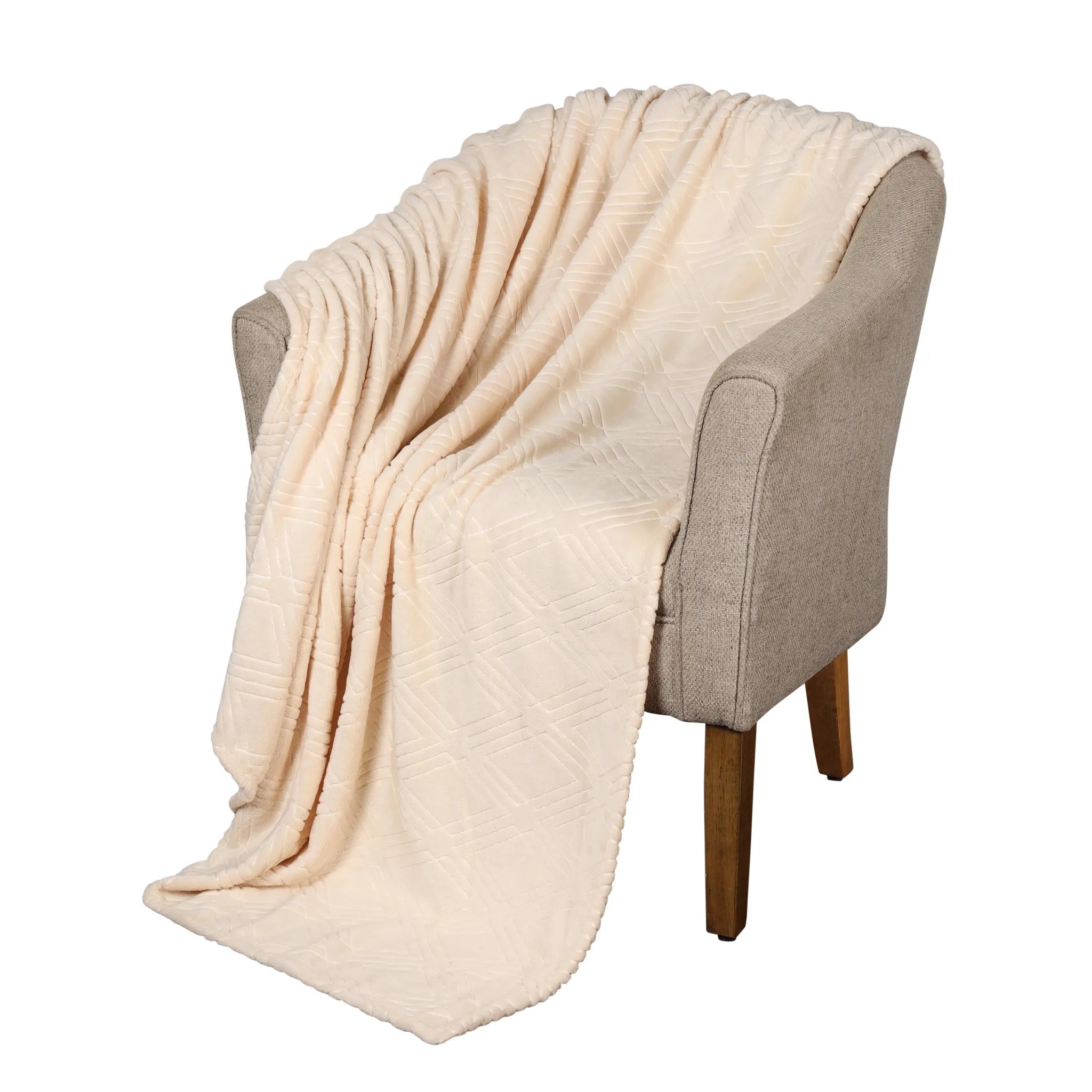 Alaska Diamond Plush Fleece Ultra-Soft Blanket
