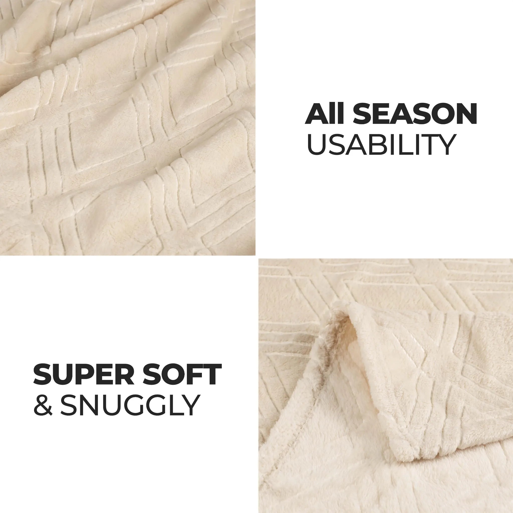 Alaska Diamond Plush Fleece Ultra-Soft Blanket