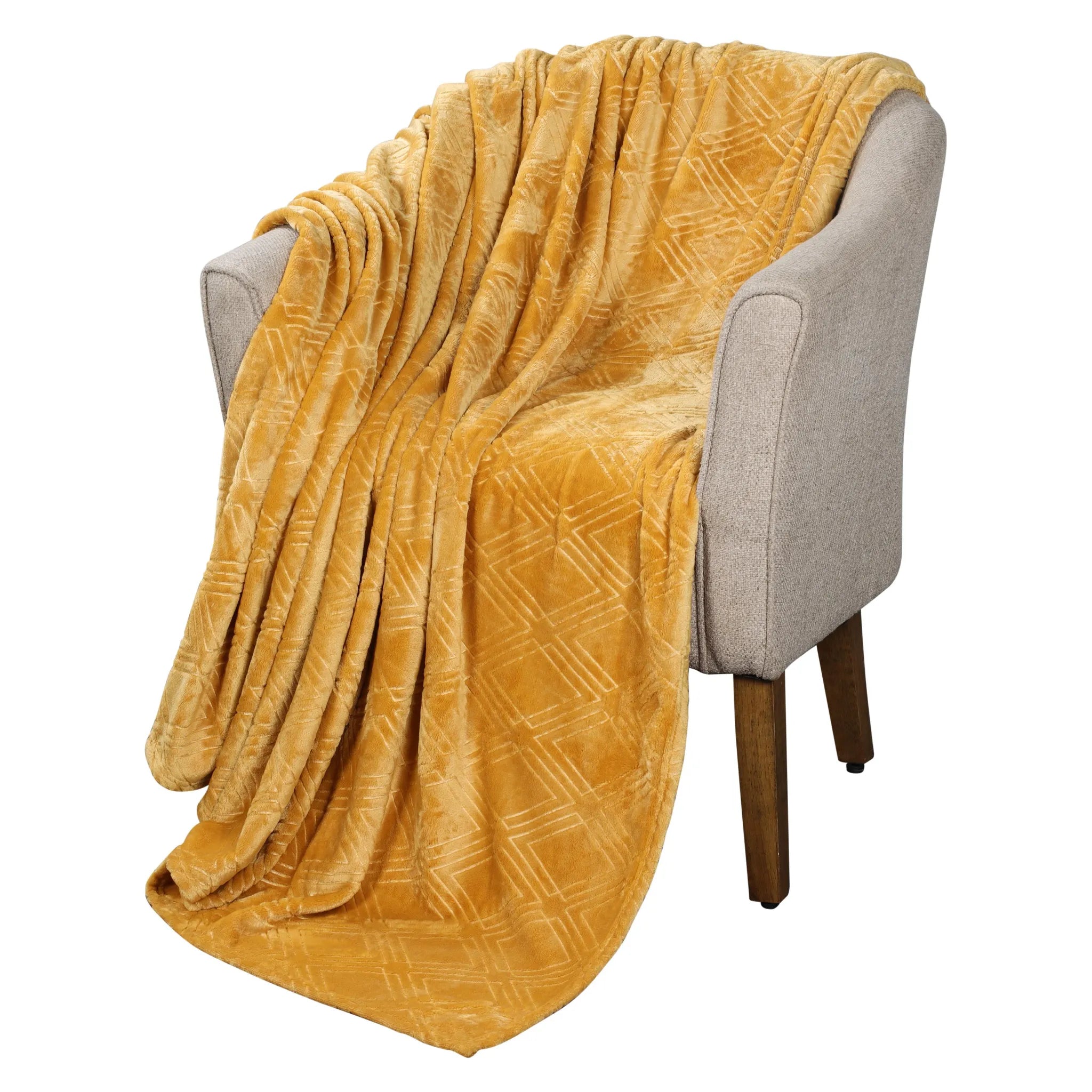 Alaska Diamond Plush Fleece Ultra-Soft Blanket