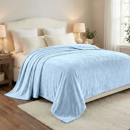 Alaska Diamond Plush Fleece Ultra-Soft Blanket