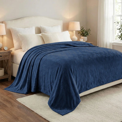 Alaska Diamond Plush Fleece Ultra-Soft Blanket